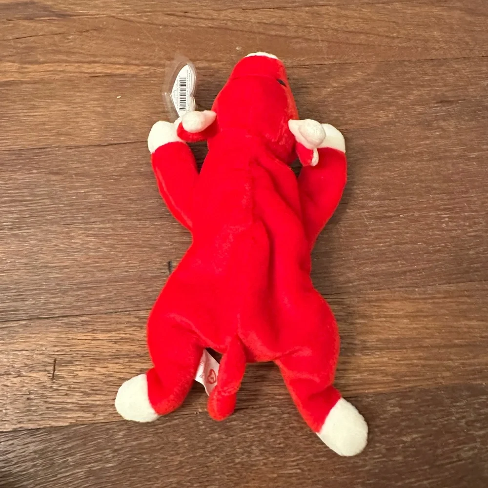 Vintage 1995 Ty Beanie Baby Snort #4002 – PVC Pellets, Retired, Collectible